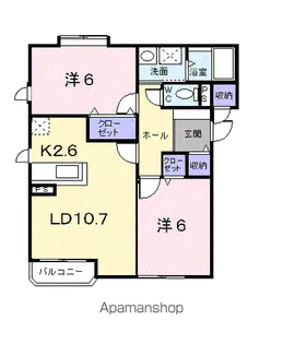 エミネンス【3階】の間取り
